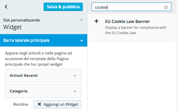 widget cookie law per wordpress.com